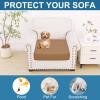 image:imageSmiry Printed Couch Cushion Covers Stretch Soft Couch Covers for Sofa Washable NonSlip Sofa Slipcover Furniture Protector for Indoor and Outdoor 1 Pack RedCamel