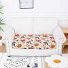 image:imageSmiry Printed Couch Cushion Covers Stretch Soft Couch Covers for Sofa Washable NonSlip Sofa Slipcover Furniture Protector for Indoor and Outdoor 1 Pack RedOrange