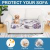 image:imageSmiry Printed Couch Cushion Covers Stretch Soft Couch Covers for Sofa Washable NonSlip Sofa Slipcover Furniture Protector for Indoor and Outdoor 1 Pack RedBeige