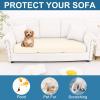image:imageSmiry Printed Couch Cushion Covers Stretch Soft Couch Covers for Sofa Washable NonSlip Sofa Slipcover Furniture Protector for Indoor and Outdoor 1 Pack RedCream
