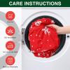 image:imageSmiry Printed Couch Cushion Covers Stretch Soft Couch Covers for Sofa Washable NonSlip Sofa Slipcover Furniture Protector for Indoor and Outdoor 1 Pack RedRed