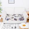 image:imageSmiry Printed Couch Cushion Covers Stretch Soft Couch Covers for Sofa Washable NonSlip Sofa Slipcover Furniture Protector for Indoor and Outdoor 1 Pack RedBeige
