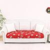 image:imageSmiry Printed Couch Cushion Covers Stretch Soft Couch Covers for Sofa Washable NonSlip Sofa Slipcover Furniture Protector for Indoor and Outdoor 1 Pack RedRed