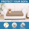 image:imageSmiry Printed Couch Cushion Covers Stretch Soft Couch Covers for Sofa Washable NonSlip Sofa Slipcover Furniture Protector for Indoor and Outdoor 1 Pack RedMocha