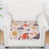 image:imageSmiry Printed Couch Cushion Covers Stretch Soft Couch Covers for Sofa Washable NonSlip Sofa Slipcover Furniture Protector for Indoor and Outdoor 1 Pack RedOrange