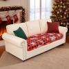 image:imageSmiry Printed Couch Cushion Covers Stretch Soft Couch Covers for Sofa Washable NonSlip Sofa Slipcover Furniture Protector for Indoor and Outdoor 1 Pack RedBurgundy