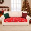 image:imageSmiry Printed Couch Cushion Covers Stretch Soft Couch Covers for Sofa Washable NonSlip Sofa Slipcover Furniture Protector for Indoor and Outdoor 1 Pack RedRed