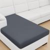 image:imageSmiry Printed Couch Cushion Covers Stretch Soft Couch Covers for Sofa Washable NonSlip Sofa Slipcover Furniture Protector for Indoor and Outdoor 1 Pack RedDark Grey
