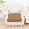 image:imageSmiry Printed Couch Cushion Covers Stretch Soft Couch Covers for Sofa Washable NonSlip Sofa Slipcover Furniture Protector for Indoor and Outdoor 1 Pack RedCamel
