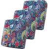 image:imageSmiry Printed Couch Cushion Covers Stretch Soft Couch Covers for Sofa Washable NonSlip Sofa Slipcover Furniture Protector for Indoor and Outdoor 1 Pack RedBlue Green