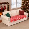 image:imageSmiry Printed Couch Cushion Covers Stretch Soft Couch Covers for Sofa Washable NonSlip Sofa Slipcover Furniture Protector for Indoor and Outdoor 1 Pack RedRed With White