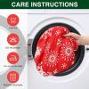 image:imageSmiry Printed Couch Cushion Covers Stretch Soft Couch Covers for Sofa Washable NonSlip Sofa Slipcover Furniture Protector for Indoor and Outdoor 1 Pack RedRed With White