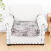 image:imageSmiry Printed Couch Cushion Covers Stretch Soft Couch Covers for Sofa Washable NonSlip Sofa Slipcover Furniture Protector for Indoor and Outdoor 1 Pack RedBrown and White
