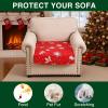 image:imageSmiry Printed Couch Cushion Covers Stretch Soft Couch Covers for Sofa Washable NonSlip Sofa Slipcover Furniture Protector for Indoor and Outdoor 1 Pack RedRed