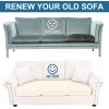 image:imageSmiry Printed Couch Cushion Covers Stretch Soft Couch Covers for Sofa Washable NonSlip Sofa Slipcover Furniture Protector for Indoor and Outdoor 1 Pack RedCream