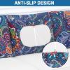image:imageSmiry Printed Couch Cushion Covers Stretch Soft Couch Covers for Sofa Washable NonSlip Sofa Slipcover Furniture Protector for Indoor and Outdoor 1 Pack RedBlue Green