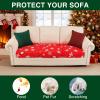 image:imageSmiry Printed Couch Cushion Covers Stretch Soft Couch Covers for Sofa Washable NonSlip Sofa Slipcover Furniture Protector for Indoor and Outdoor 1 Pack RedRed