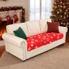 image:imageSmiry Printed Couch Cushion Covers Stretch Soft Couch Covers for Sofa Washable NonSlip Sofa Slipcover Furniture Protector for Indoor and Outdoor 1 Pack RedRed