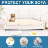image:imageSmiry Printed Couch Cushion Covers Stretch Soft Couch Covers for Sofa Washable NonSlip Sofa Slipcover Furniture Protector for Indoor and Outdoor 1 Pack RedCream
