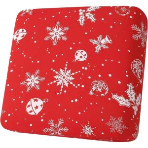 image:imageSmiry Printed Couch Cushion Covers Stretch Soft Couch Covers for Sofa Washable NonSlip Sofa Slipcover Furniture Protector for Indoor and Outdoor 1 Pack RedRed