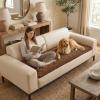 image:imageSmiry Fuzzy Couch Cover for Dogs Non Slip Washable Pet Sofa Cover Scratch Proof Hair Resistant Plush Sofa Slipcover Pet Friendly Couch Cushion Protector for Cat Brown 276 x 59Brown