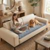 image:imageSmiry Fuzzy Couch Cover for Dogs Non Slip Washable Pet Sofa Cover Scratch Proof Hair Resistant Plush Sofa Slipcover Pet Friendly Couch Cushion Protector for Cat Brown 276 x 59Grey