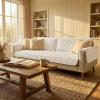 image:imageSmiry Fuzzy Couch Cover for Dogs Non Slip Washable Pet Sofa Cover Scratch Proof Hair Resistant Plush Sofa Slipcover Pet Friendly Couch Cushion Protector for Cat Brown 276 x 59White