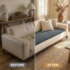 image:imageSmiry Fuzzy Couch Cover for Dogs Non Slip Washable Pet Sofa Cover Scratch Proof Hair Resistant Plush Sofa Slipcover Pet Friendly Couch Cushion Protector for Cat Brown 276 x 59Dark Grey