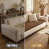 image:imageSmiry Fuzzy Couch Cover for Dogs Non Slip Washable Pet Sofa Cover Scratch Proof Hair Resistant Plush Sofa Slipcover Pet Friendly Couch Cushion Protector for Cat Brown 276 x 59Brown