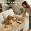 image:imageSmiry Fuzzy Couch Cover for Dogs Non Slip Washable Pet Sofa Cover Scratch Proof Hair Resistant Plush Sofa Slipcover Pet Friendly Couch Cushion Protector for Cat Brown 276 x 59Camel
