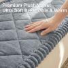 image:imageSmiry Fuzzy Couch Cover for Dogs Non Slip Washable Pet Sofa Cover Scratch Proof Hair Resistant Plush Sofa Slipcover Pet Friendly Couch Cushion Protector for Cat Brown 276 x 59Grey