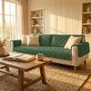 image:imageSmiry Fuzzy Couch Cover for Dogs Non Slip Washable Pet Sofa Cover Scratch Proof Hair Resistant Plush Sofa Slipcover Pet Friendly Couch Cushion Protector for Cat Brown 276 x 59Green