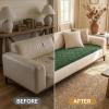 image:imageSmiry Fuzzy Couch Cover for Dogs Non Slip Washable Pet Sofa Cover Scratch Proof Hair Resistant Plush Sofa Slipcover Pet Friendly Couch Cushion Protector for Cat Brown 276 x 59Green