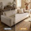 image:imageSmiry Fuzzy Couch Cover for Dogs Non Slip Washable Pet Sofa Cover Scratch Proof Hair Resistant Plush Sofa Slipcover Pet Friendly Couch Cushion Protector for Cat Brown 276 x 59White