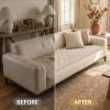 image:imageSmiry Fuzzy Couch Cover for Dogs Non Slip Washable Pet Sofa Cover Scratch Proof Hair Resistant Plush Sofa Slipcover Pet Friendly Couch Cushion Protector for Cat Brown 276 x 59Apricot