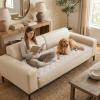 image:imageSmiry Fuzzy Couch Cover for Dogs Non Slip Washable Pet Sofa Cover Scratch Proof Hair Resistant Plush Sofa Slipcover Pet Friendly Couch Cushion Protector for Cat Brown 276 x 59White