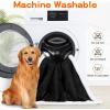 image:imageSmiry Waterproof Blanket Throw for Large Dogs Soft Reversible Dog Blanket for Sofa Couch Bed Washable Leakproof Sherpa Fleece Furniture Couch Protector50x60 Dark GreyWhiteBlackWhite