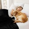image:imageSmiry Waterproof Blanket Throw for Large Dogs Soft Reversible Dog Blanket for Sofa Couch Bed Washable Leakproof Sherpa Fleece Furniture Couch Protector50x60 Dark GreyWhiteBlackWhite