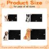 image:imageSmiry Waterproof Blanket Throw for Large Dogs Soft Reversible Dog Blanket for Sofa Couch Bed Washable Leakproof Sherpa Fleece Furniture Couch Protector50x60 Dark GreyWhiteBlackWhite