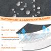 image:imageSmiry Waterproof Blanket Throw for Large Dogs Soft Reversible Dog Blanket for Sofa Couch Bed Washable Leakproof Sherpa Fleece Furniture Couch Protector50x60 Dark GreyWhiteDark GreyWhite