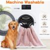 image:imageSmiry Waterproof Blanket Throw for Large Dogs Soft Reversible Dog Blanket for Sofa Couch Bed Washable Leakproof Sherpa Fleece Furniture Couch Protector50x60 Dark GreyWhitePinkWhite