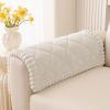 image:imageSmiry Fuzzy Couch Cover for Dogs Non Slip Washable Pet Sofa Cover Scratch Proof Hair Resistant Plush Sofa Slipcover Pet Friendly Couch Cushion Protector for Cat Brown 276 x 59White