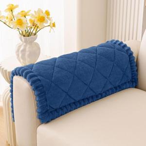 image:imageSmiry Fuzzy Couch Cover for Dogs Non Slip Washable Pet Sofa Cover Scratch Proof Hair Resistant Plush Sofa Slipcover Pet Friendly Couch Cushion Protector for Cat Brown 276 x 59Navy