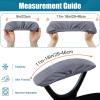 image:imageSmiry Stretch Jacquard Office Computer Chair Seat Covers Chair Seat CoverChair Armrest Covers Grey