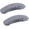 image:imageSmiry Stretch Jacquard Office Computer Chair Seat Covers Chair Seat CoverChair Armrest Covers Grey