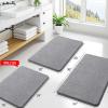 image:imageSmiry Memory Foam Bath Mat 30x20 Extra Soft and Absorbent Chenille Bathroom Rugs Non Slip Machine Washable Carpet for Bathroom Floor Tub Shower Home Decor Accessories Shower and Tub GreyGrey