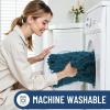 image:imageSmiry Dog Door Mat for Muddy Paws 30x20 Extra Soft Absorbent Chenille Doormat Trap Moisture and Dirt NonSlip Machine Washable Front Door Mat for Indoor Entrance Inside Floor Atlantic BlueAtlantic Blue