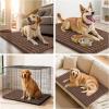 image:imageSmiry Dog Door Mat for Muddy Paws 30x20 Extra Soft Absorbent Chenille Doormat Trap Moisture and Dirt NonSlip Machine Washable Front Door Mat for Indoor Entrance Inside Floor Atlantic BlueMocha