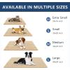 image:imageSmiry Dog Door Mat for Muddy Paws 30x20 Extra Soft Absorbent Chenille Doormat Trap Moisture and Dirt NonSlip Machine Washable Front Door Mat for Indoor Entrance Inside Floor Atlantic BlueBeige