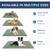 image:imageSmiry Dog Door Mat for Muddy Paws 30x20 Extra Soft Absorbent Chenille Doormat Trap Moisture and Dirt NonSlip Machine Washable Front Door Mat for Indoor Entrance Inside Floor Atlantic BlueOlive Green